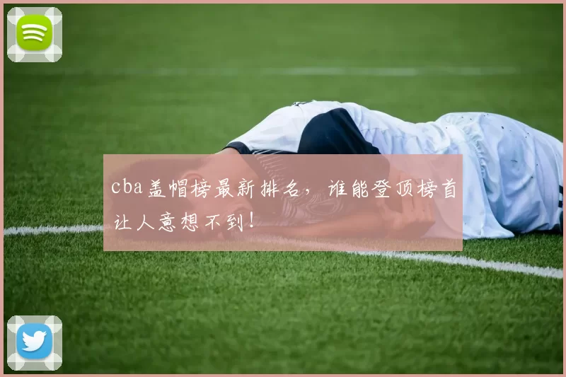 cba盖帽榜最新排名，谁能登顶榜首让人意想不到！